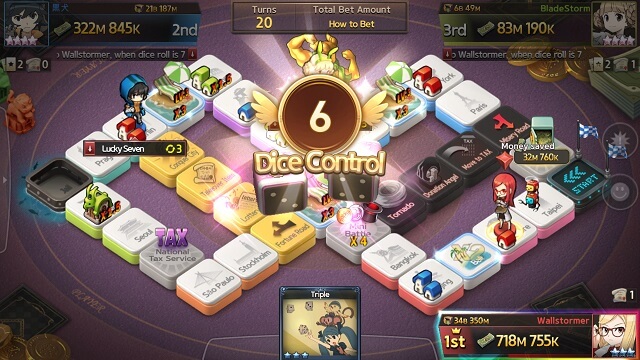 Game of Dice - Dice Control